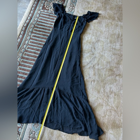 Reformation Butterfly Smooth Georgette Lined Black Dress 4 Wedding MINT $298 - Picture 11 of 14